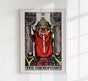 The Hierophant Tarot Art Poster – Kunstdruck von Patroa Studio