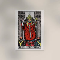 The Hierophant Tarot Art Poster – Kunstdruck von Patroa Studio — Ansicht 3