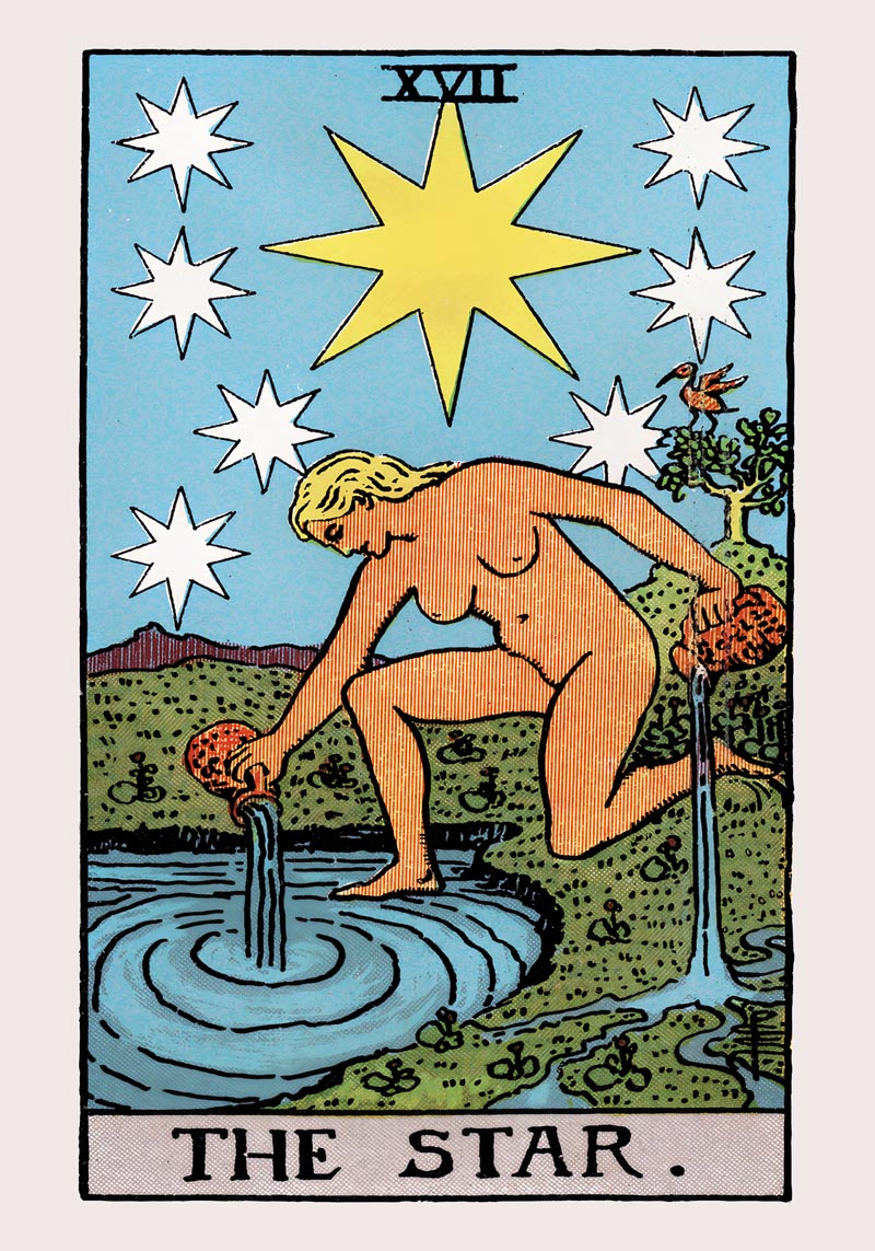 The Star Tarot Art Poster – Handgedruckt Berlin — Ansicht 4