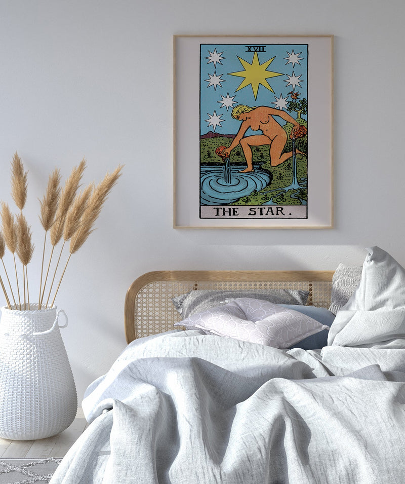 The Star Tarot Art Poster – Handgedruckt Berlin — Ansicht 2