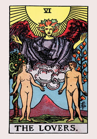 The Lovers Tarot Art Poster – Kunstdruck handgefertigt Berlin — Ansicht 4