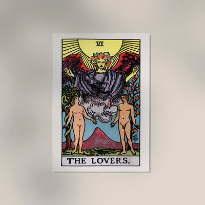 The Lovers Tarot Art Poster – Kunstdruck handgefertigt Berlin