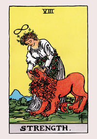 Strength Tarot Art Poster – Handgedruckt Berlin — Ansicht 4