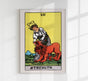 Strength Tarot Art Poster – Handgedruckt Berlin