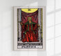 Justice Tarot Art Poster – Handgedruckt Berlin