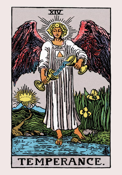 Temparance Tarot Art Poster – Handgedruckt Berlin