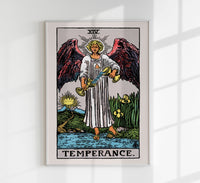 Temparance Tarot Art Poster – Handgedruckt Berlin — Ansicht 1