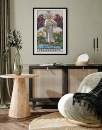 Temparance Tarot Art Poster – Handgedruckt Berlin — Ansicht 2