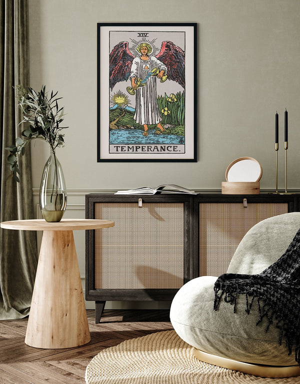 Temparance Tarot Art Poster – Handgedruckt Berlin