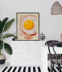The Kitchen Diary: Sunny-Side Up Eggs – Art Print Fine Art Paper — Ansicht 2