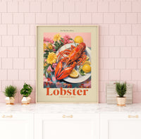 The Kitchen Diary: Lobster & Garlic Lemon Butter – Fine Art Poster — Ansicht 2