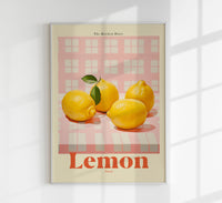 The Kitchen Diary: Lemon Tarte Fine Art Poster – UV-beständig, handgefertigt — Ansicht 1