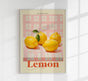 The Kitchen Diary: Lemon Tarte Fine Art Poster – UV-beständig, handgefertigt