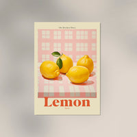 The Kitchen Diary: Lemon Tarte Fine Art Poster – UV-beständig, handgefertigt — Ansicht 3