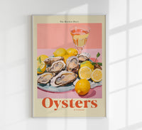 The Kitchen Diary: Oyster & Crémant – Fine Art Kunstdruck UV-beständig — Ansicht 1