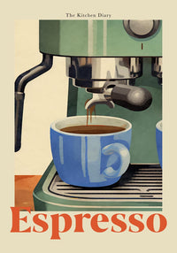 The Kitchen Diary: Espresso – Fine Art Poster | UV-Beständig | Berlin — Ansicht 4