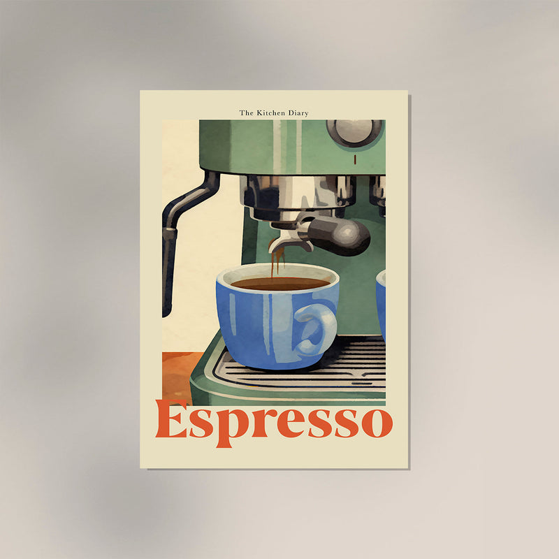 The Kitchen Diary: Espresso – Fine Art Poster | UV-Beständig | Berlin — Ansicht 3
