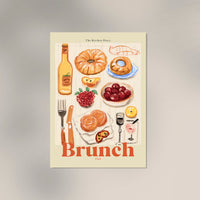 The Kitchen Diary: Brunch Club Poster – Fine Art Print Premiumqualität — Ansicht 3
