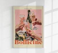 The Kitchen Diary: Bollicine Club Poster – Fine Art Print Premium Quality — Ansicht 1