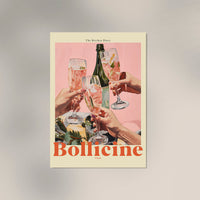 The Kitchen Diary: Bollicine Club Poster – Fine Art Print Premium Quality — Ansicht 3