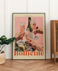 The Kitchen Diary: Bollicine Club Poster – Fine Art Print Premium Quality — Ansicht 2