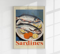 The Kitchen Diary: Sardines – Fine Art Poster | UV-beständig — Ansicht 1