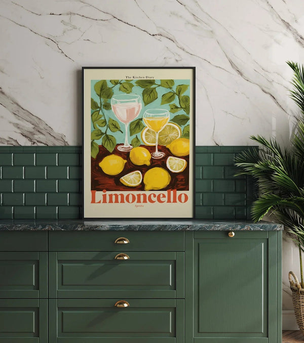The Kitchen Diary Limoncello Poster – Handgefertigt Berlin