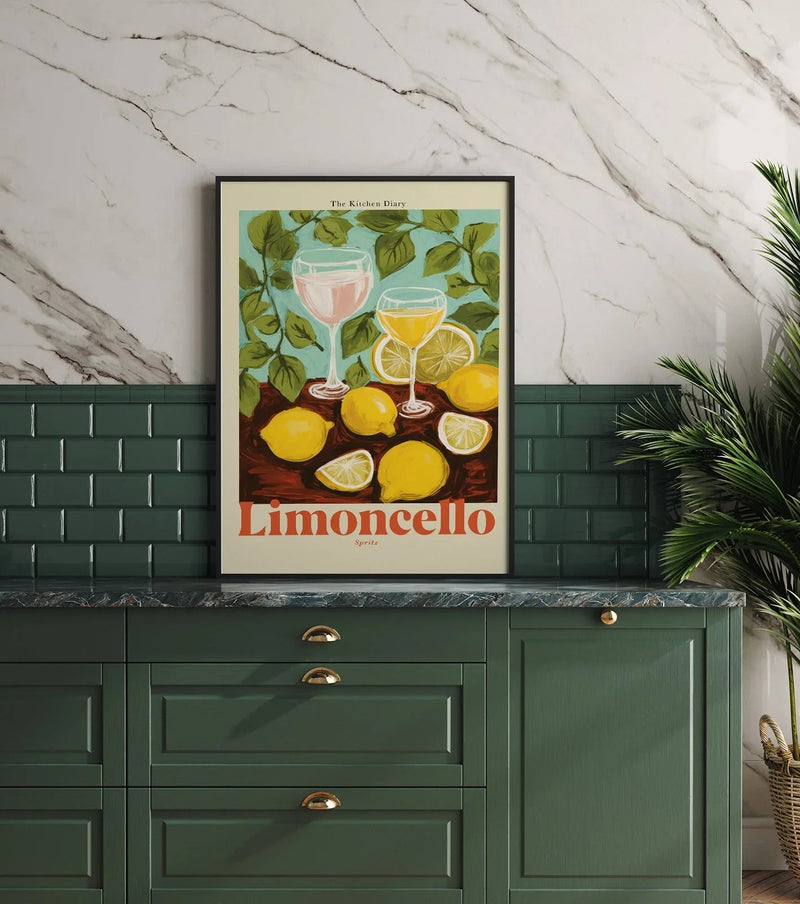 The Kitchen Diary Limoncello Poster – Handgefertigt Berlin — Ansicht 2