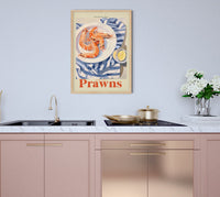 The Kitchen Diary: Grilled Garlic Prawns – Fine Art Poster UV-beständig — Ansicht 2