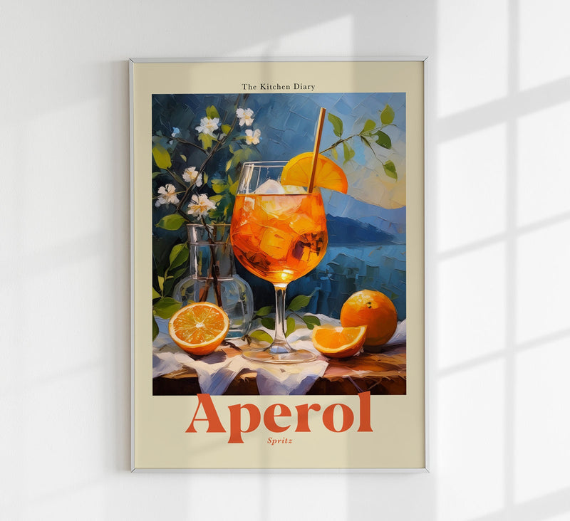 The Kitchen Diary: Aperol Spritz – Fine Art Print | Premiumqualität — Patroa Studio