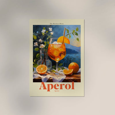 The Kitchen Diary: Aperol Spritz – Fine Art Print | Premiumqualität