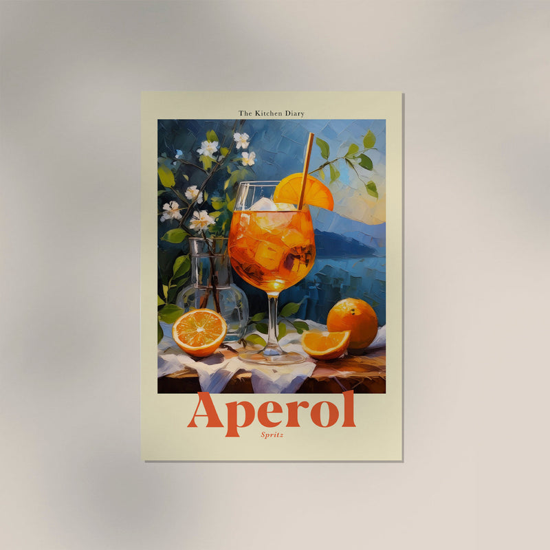The Kitchen Diary: Aperol Spritz – Fine Art Print | Premiumqualität — Ansicht 3