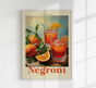 The Kitchen Diary: Negroni Fine Art Poster – UV-beständig, Kunstdruck
