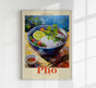 The Kitchen Diary: Pho – Fine Art Poster | UV-resistant | Culinary Wall Art