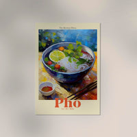 The Kitchen Diary: Pho – Fine Art Poster | UV-resistant | Culinary Wall Art — Ansicht 3