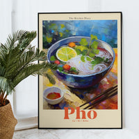 The Kitchen Diary: Pho – Fine Art Poster | UV-resistant | Culinary Wall Art — Ansicht 2