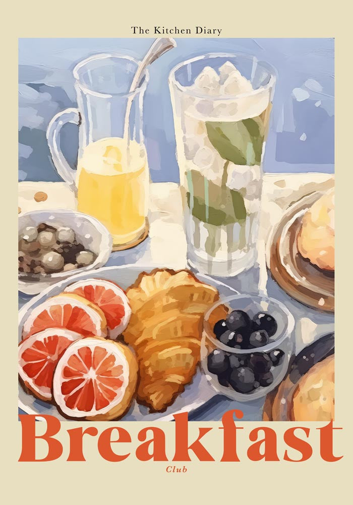 The Kitchen Diary: Breakfast Club – Fine Art Print Patroa Studio Wall Art — Ansicht 4