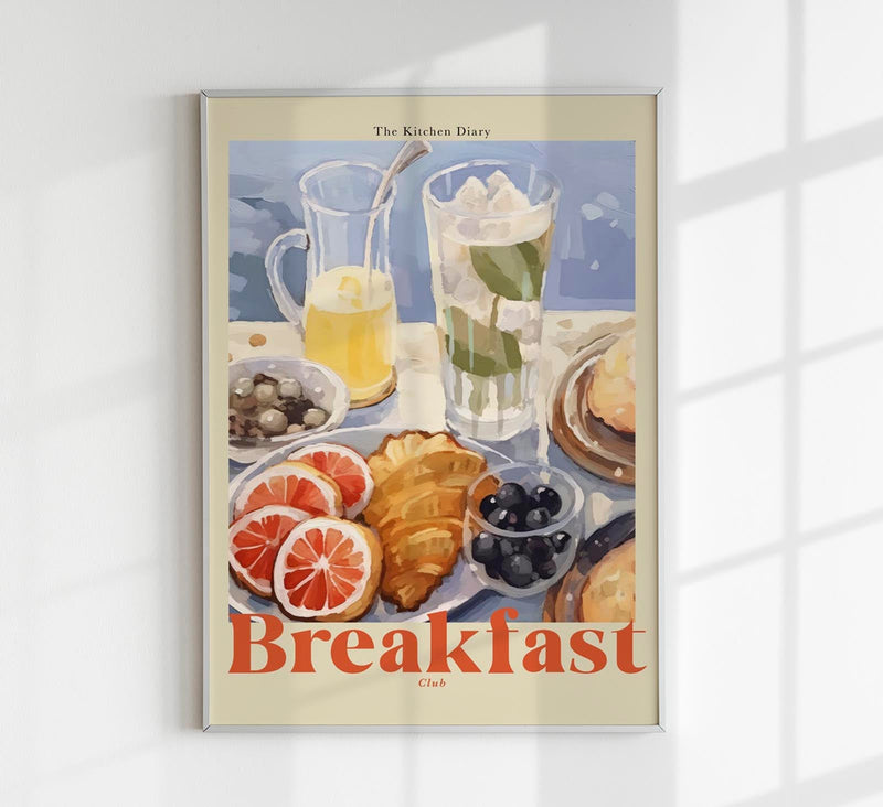 The Kitchen Diary: Breakfast Club – Fine Art Print Patroa Studio Wall Art — Patroa Studio