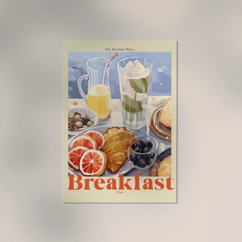 The Kitchen Diary: Breakfast Club – Fine Art Print Patroa Studio Wall Art — Ansicht 3