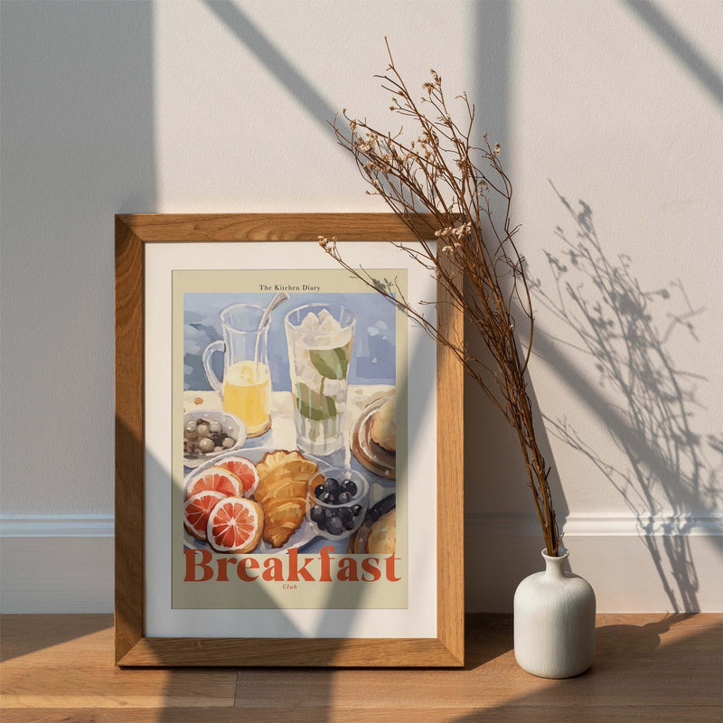 The Kitchen Diary: Breakfast Club – Fine Art Print Patroa Studio Wall Art — Ansicht 2