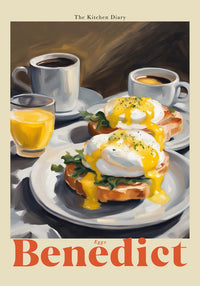 The Kitchen Diary: Eggs Benedict – Fine Art Print Patroa Studio — Ansicht 4