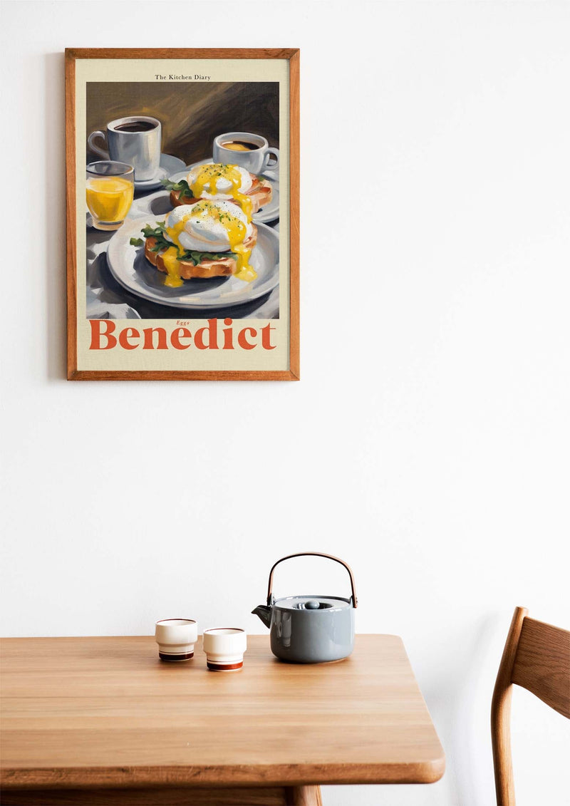 The Kitchen Diary: Eggs Benedict – Fine Art Print Patroa Studio — Ansicht 2