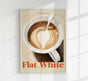 The Kitchen Diary: Flat White Club – Fine Art Poster | UV-beständig