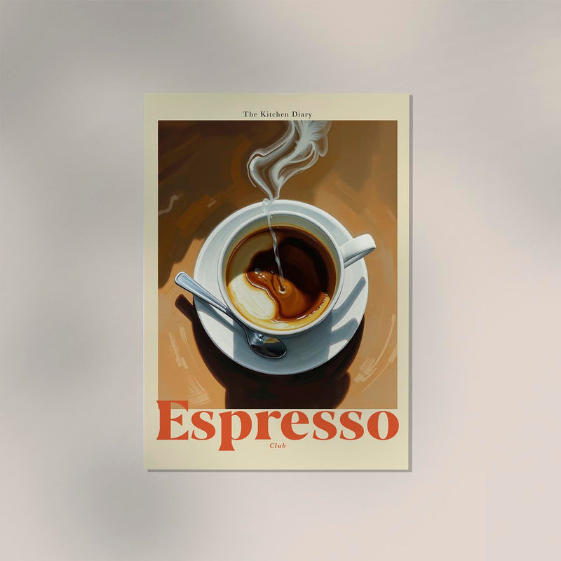 The Kitchen Diary: Espresso Club – Fine Art Print | Modern Kitchen Art — Ansicht 3