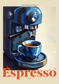The Kitchen Diary: Espresso Club 2 – Fine Art Poster | UV-Resistant — Ansicht 4