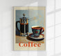 The Kitchen Diary: Coffee Club French Press – Fine Art Print Patroa Studio