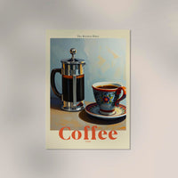 The Kitchen Diary: Coffee Club French Press – Fine Art Print Patroa Studio — Ansicht 3