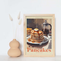 The Kitchen Diary: Pancakes with Maple Syrup – Fine Art Poster UV-beständig — Ansicht 2