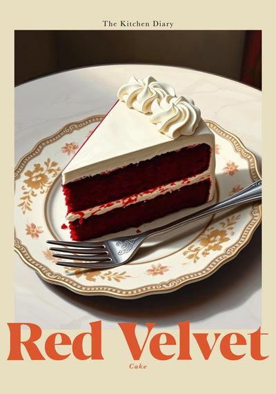 Red Velvet Cake – The Kitchen Diary | Fine Art Print | Atelierdruck Berlin