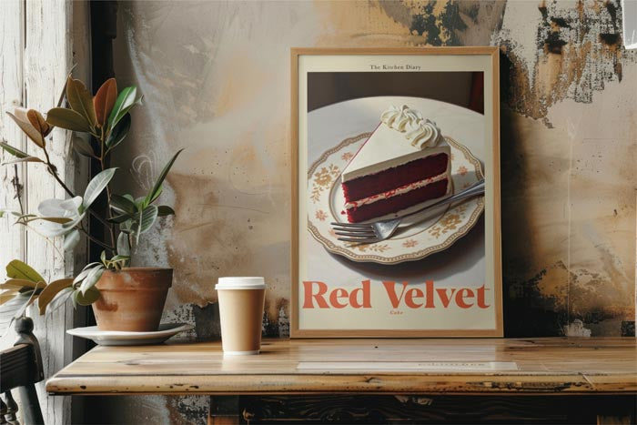 Red Velvet Cake – The Kitchen Diary | Fine Art Print | Atelierdruck Berlin — Ansicht 2